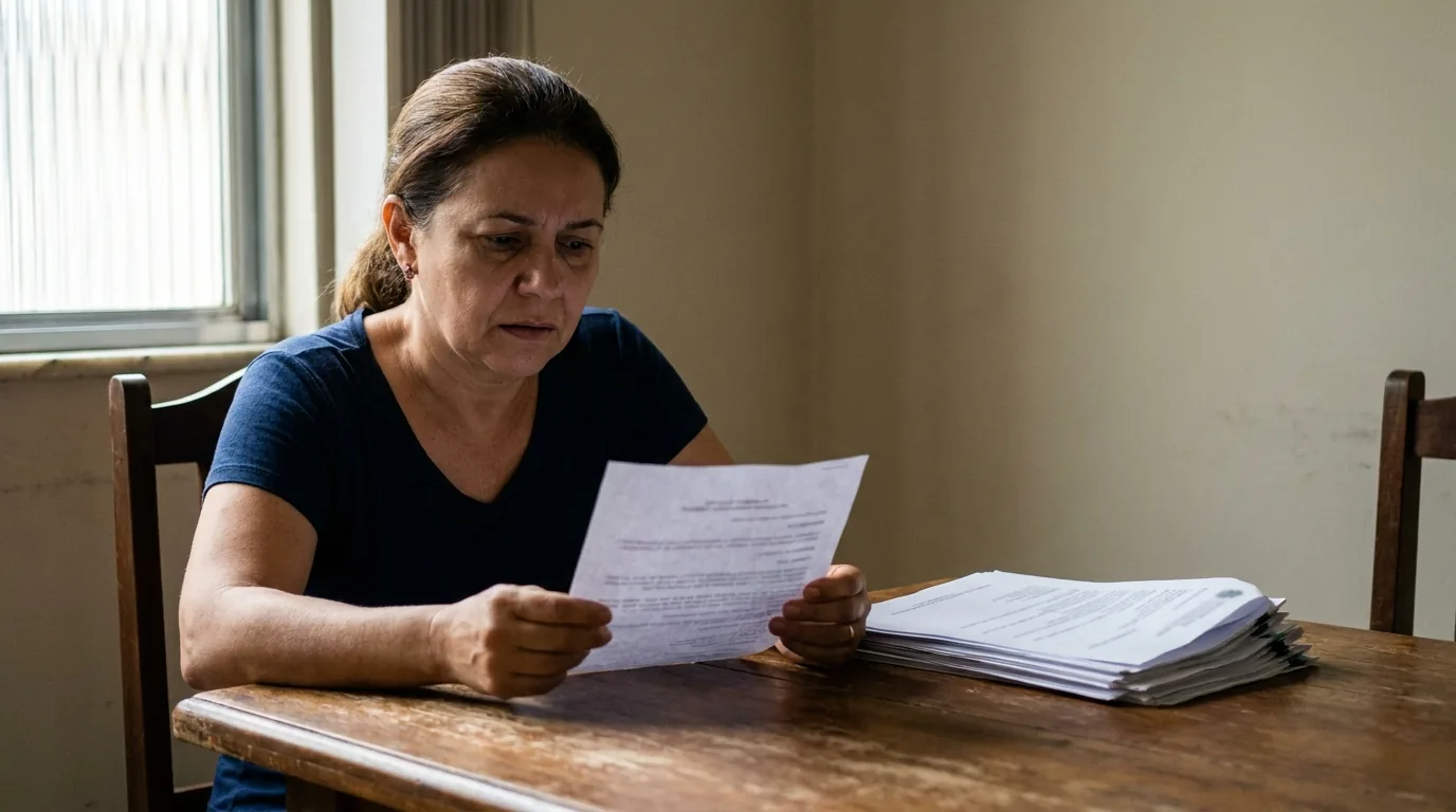 Servidora analisando decisão administrativa que negou seu pedido de readaptação